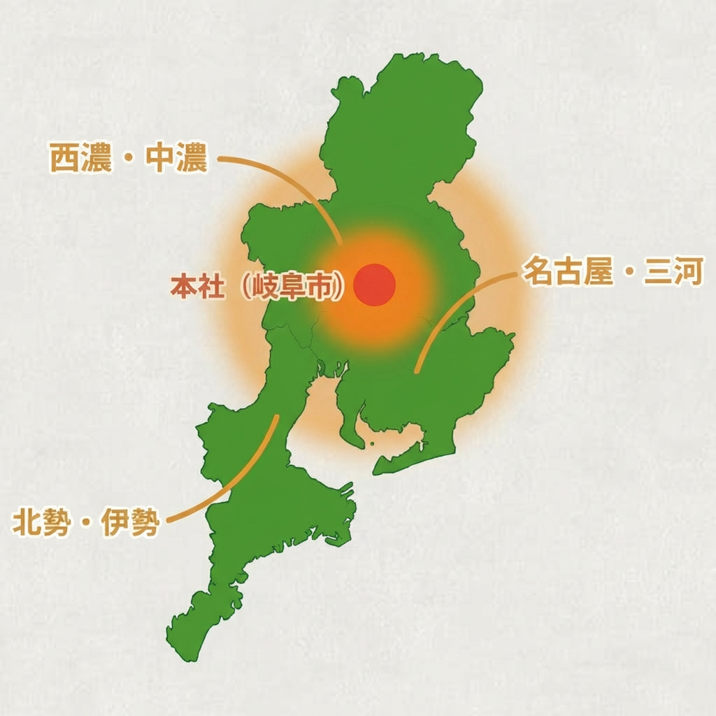 対応エリアマップ