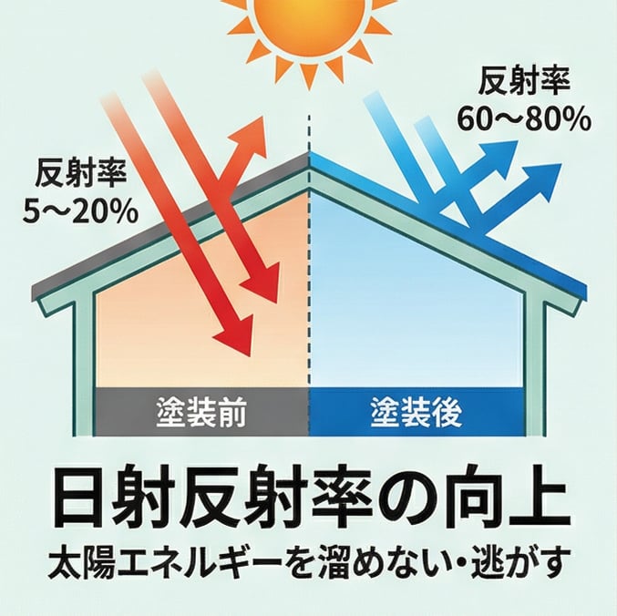 日射反射率の向上