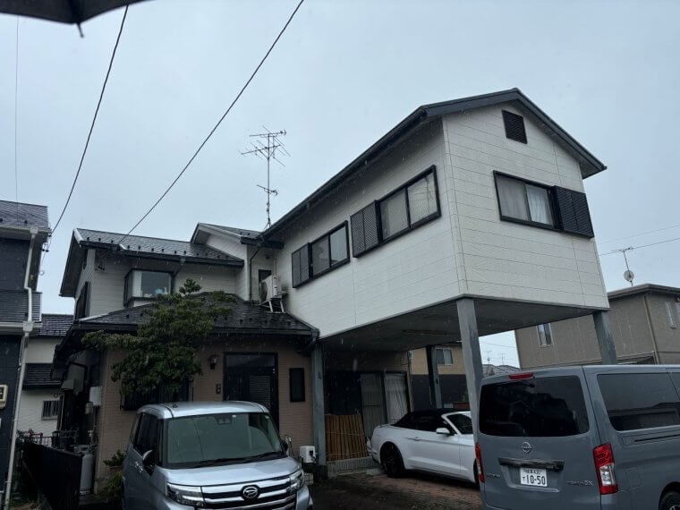 塗装前（正面玄関）