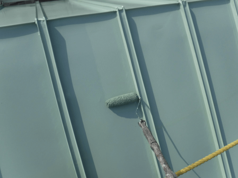 施工中（屋根）