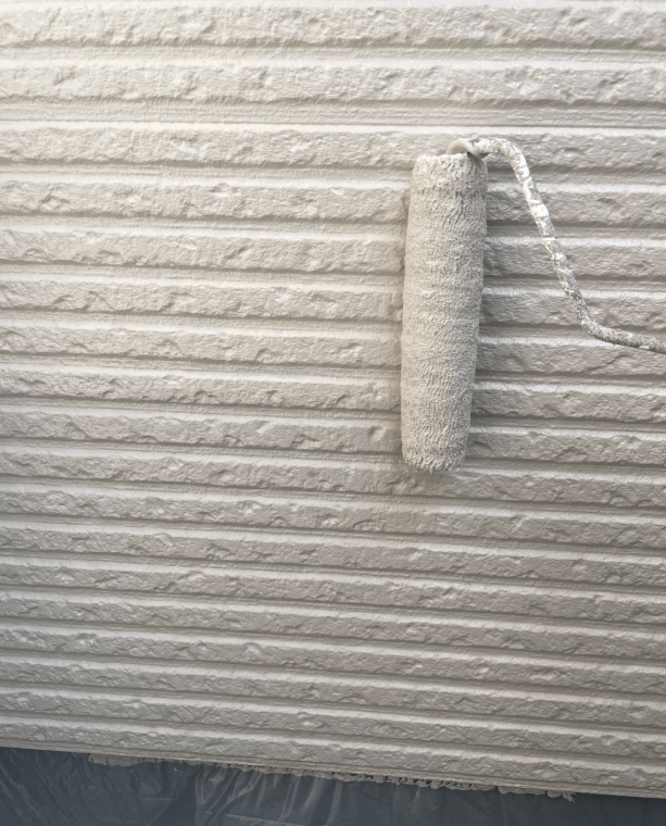 施工中（上塗り）