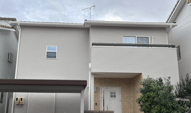 岐阜県瑞穂市 S様邸（外壁塗装 / レンガ調デザイン） ビフォー