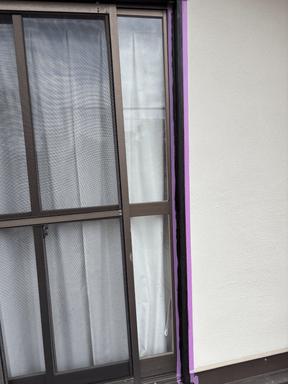 施工中（下塗り）