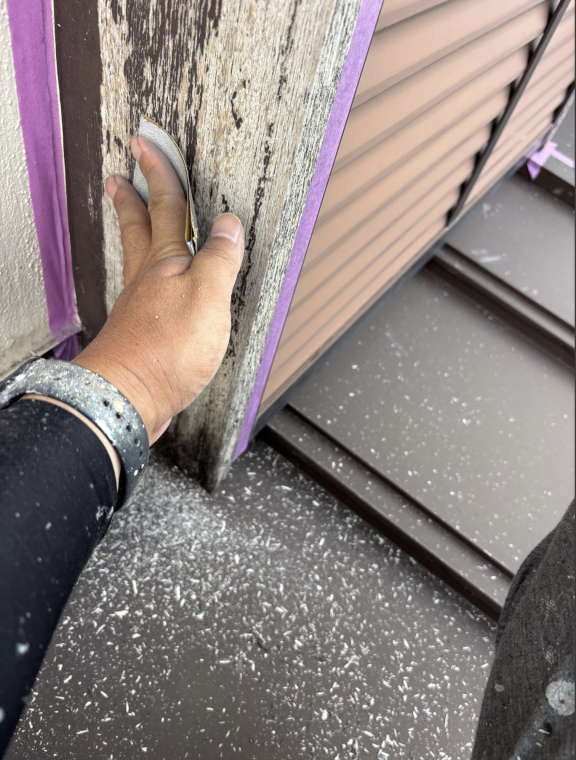 施工中（下地処理）