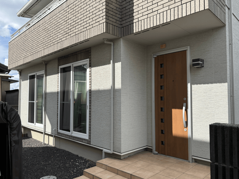 岐阜県岐阜市 W様邸（外壁塗装 / レンガ調デザイン） アフター