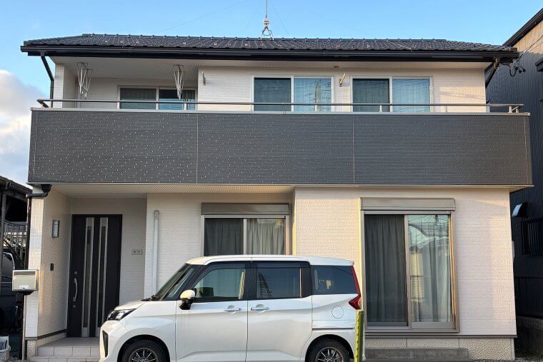 岐阜県岐阜市 O様邸（外壁塗装 / ツートーンカラー） ビフォー