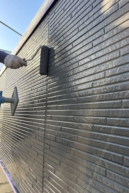 施行中（中塗り）