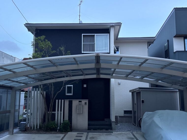 岐阜県岐阜市 T様邸（外壁・屋根塗装/ベランダ防水/2階建て） ビフォー